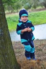 dětská softshellová modrá tyrkysová bunda