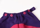 dětské  polo softshellové kalhoty fialovo cyklámenové rostoucí