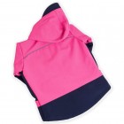 Dětská sofshellová bunda (růžovo-tyrkysová)