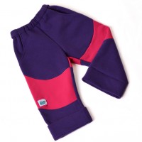Dětské polo softshellové kalhoty (fialovo-cyklámenové)